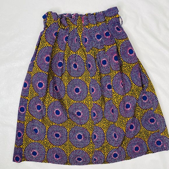 Edme & Esyllte XS Purple Graphic Print skirt - Picture 5 of 6